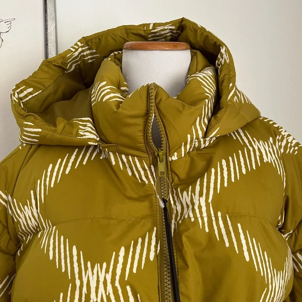 NEW AVA & VIV GREEN DIAMOND LADIES SHORT PUFFER HOODIE JACKET SIZE 2X - Picture 2 of 11